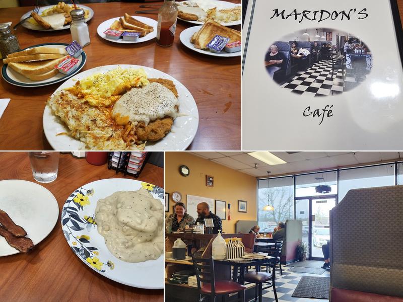 Maridon's Cafe & Malt Shop Menu