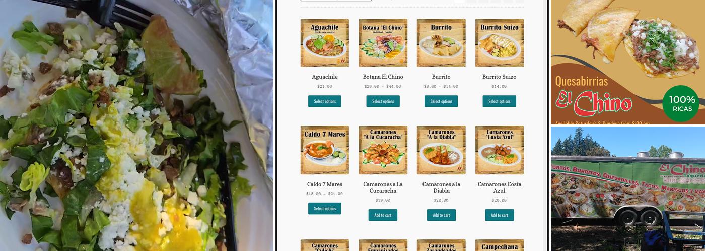 El Chino Taqueria (Food Cart) Menu