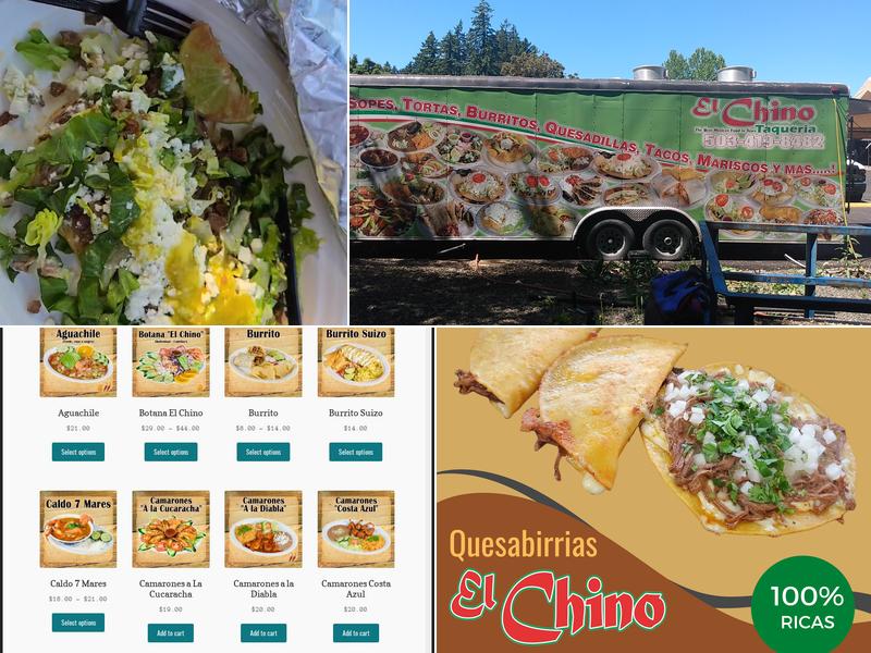 El Chino Taqueria (Food Cart) Menu
