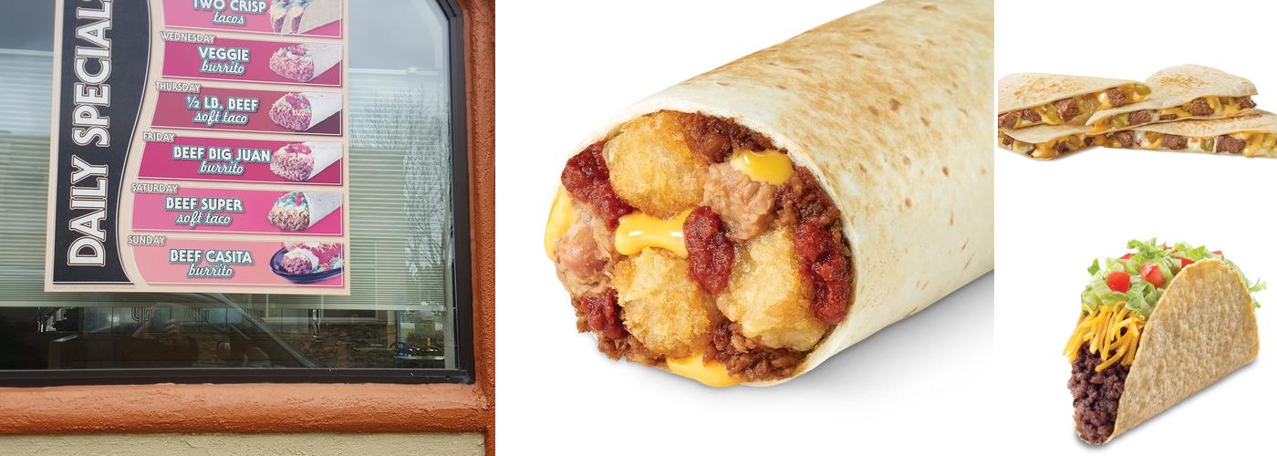 Taco Time Menu
