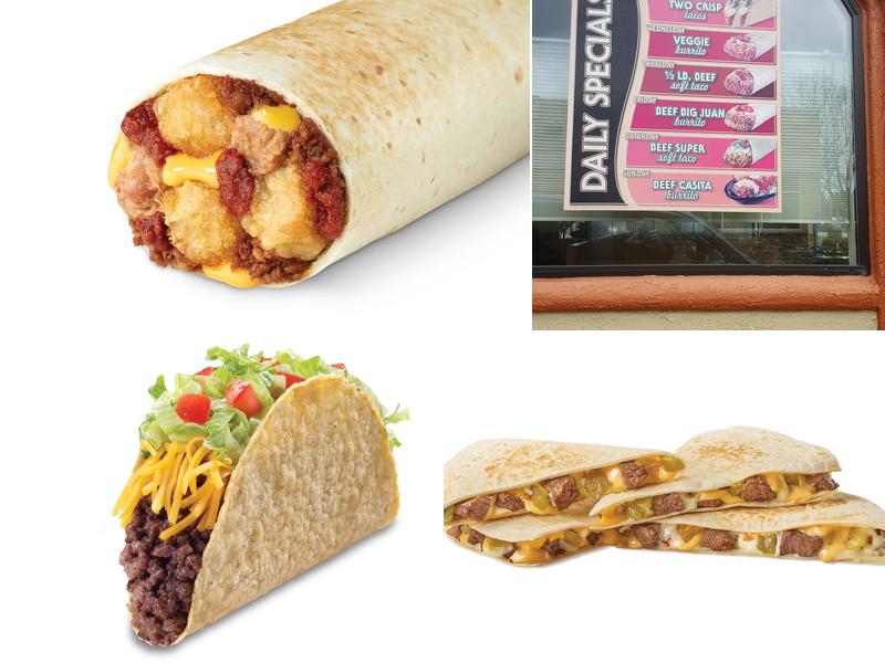 Taco Time Menu