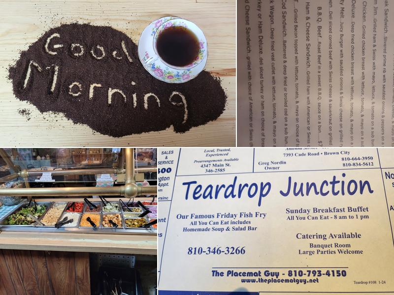 Teardrop Junction Menu