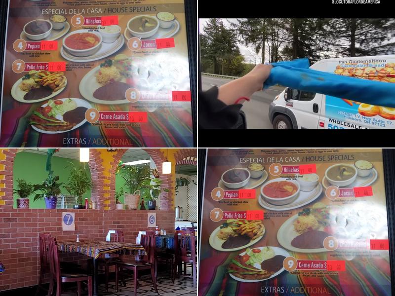 Antojitos Chapines Menu