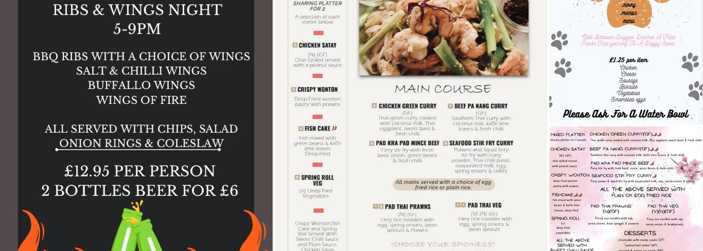 Shelly's bistro Menu