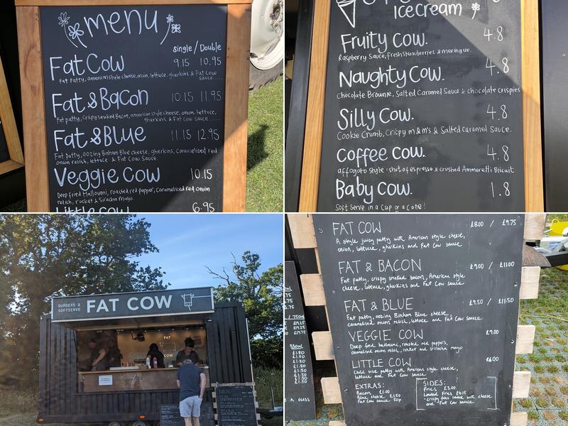 Fat Cow Norfolk Menu