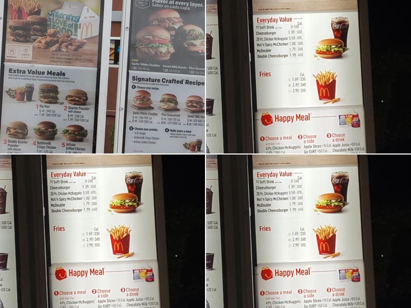 McDonald's Menu