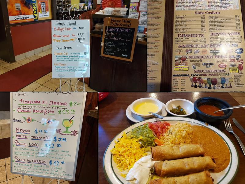 El Jimador Mexican Grill and Bar Menu