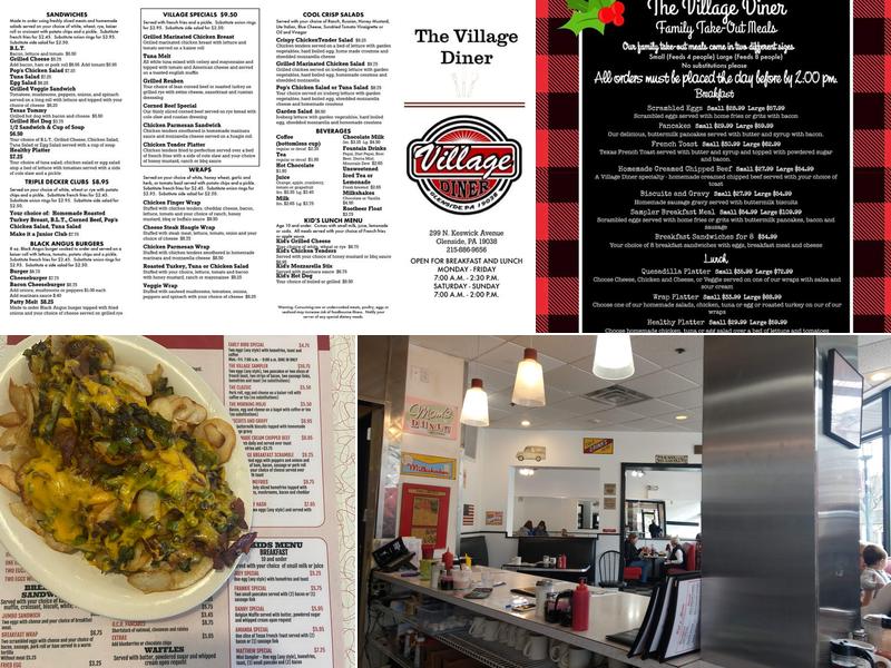 The Village Diner Menu