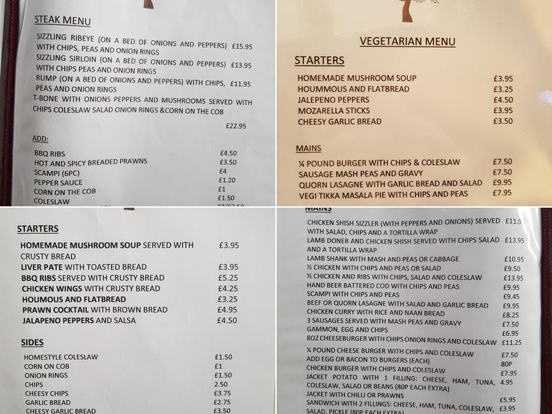 The Walnut Tree Menu