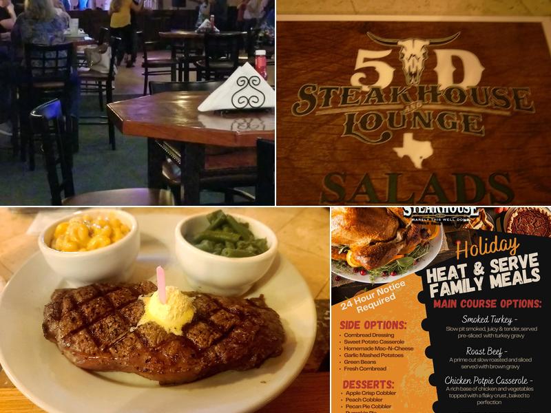 5D Steakhouse & Lounge Menu