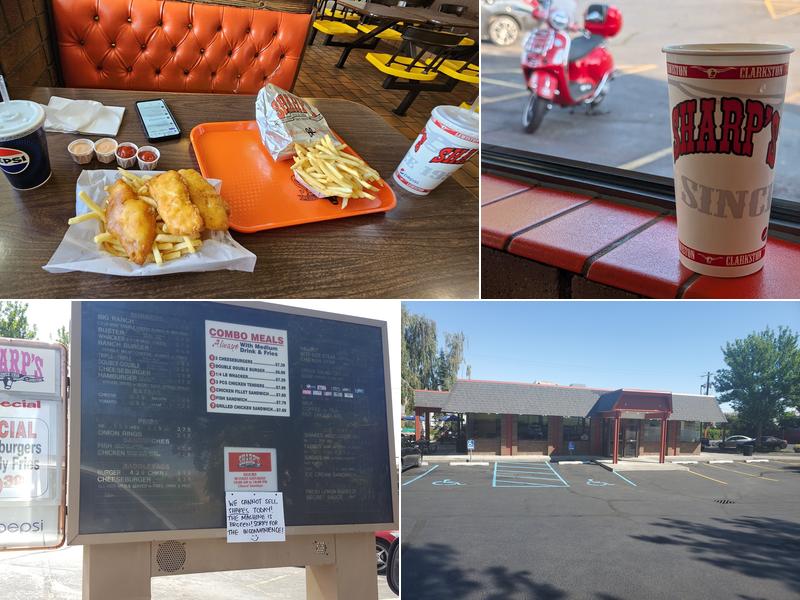 Sharp's Burger Ranch Menu