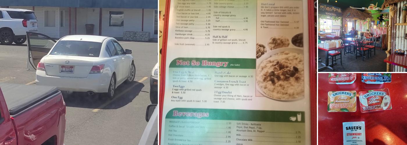 Hazel's Good Eats Menu