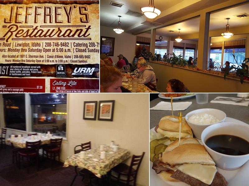 Jeffrey's Restaurant Menu