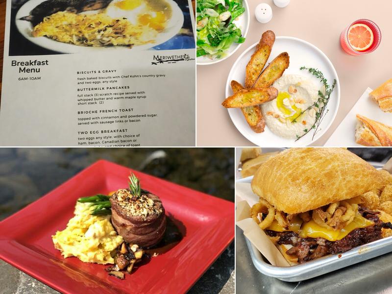 Meriwether's Bistro Menu
