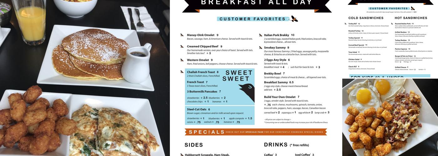 Greg's Kitchen Menu