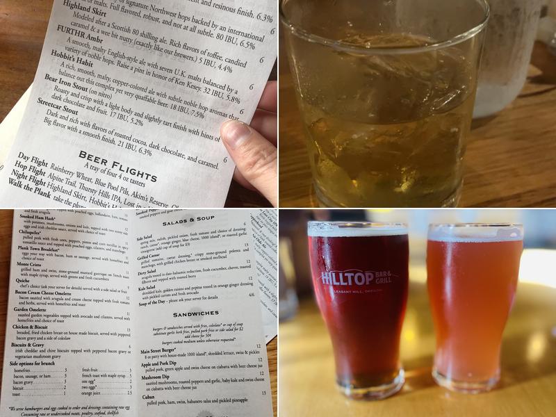 Plank Town Brewing Company Menu