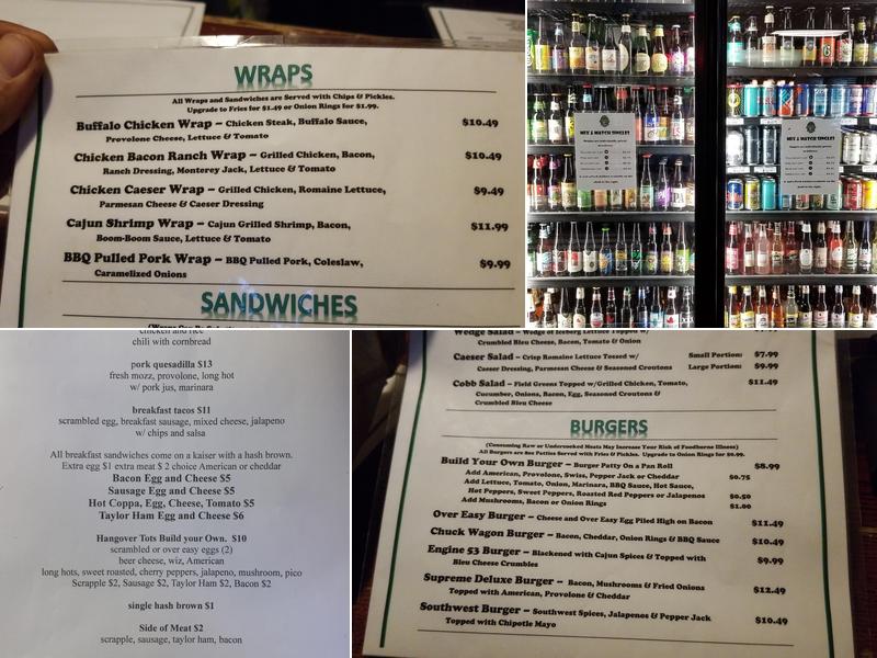 Audubon Ale House Menu