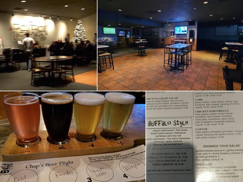 Chap's Taproom Menu