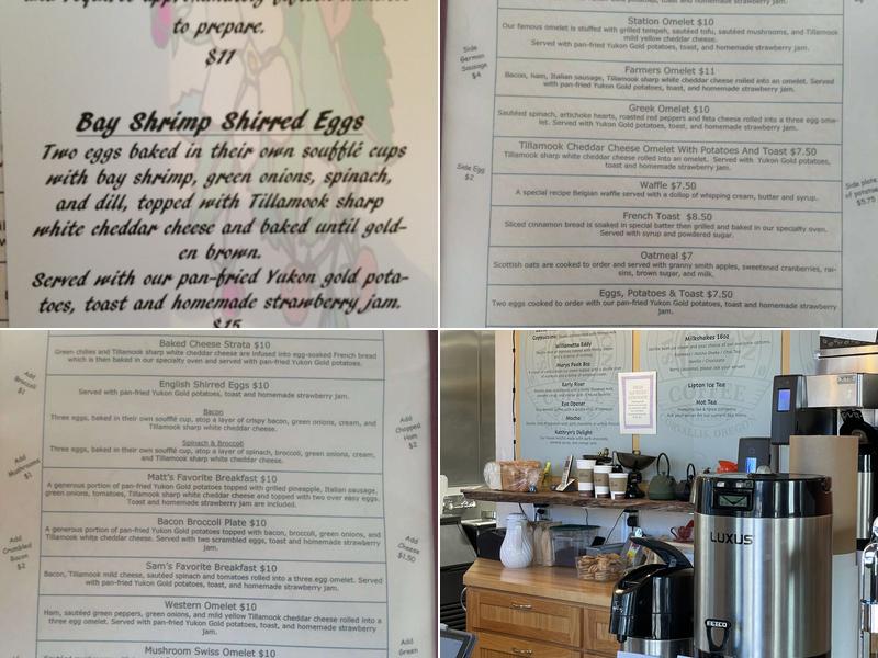 Sam's Station Menu