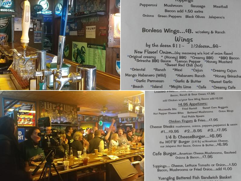 Mazz's Corner Cafe Menu