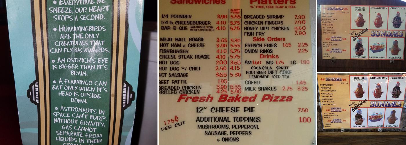 May's Drive In Menu