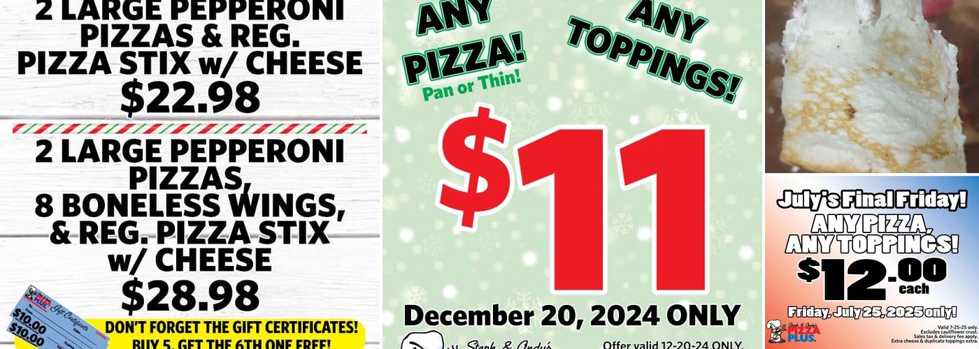 Pizza Plus Menu