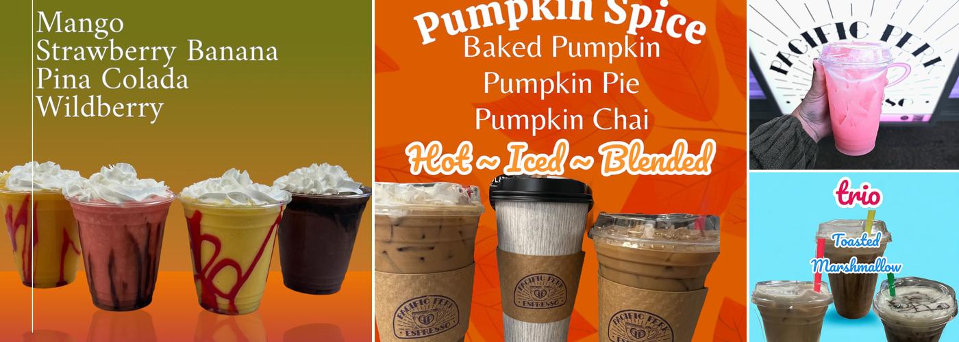 Pacific Perk Espresso Menu