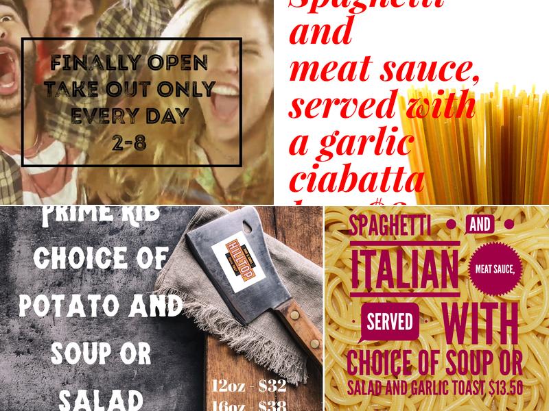 Kingston HillTop Menu