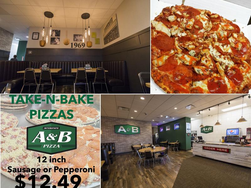 A & B Pizza Menu
