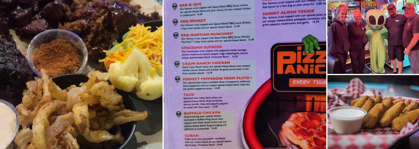 Space Aliens Grill & Bar Menu