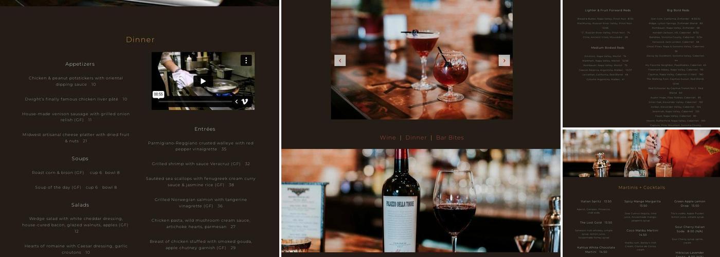 Pirogue Grille Menu