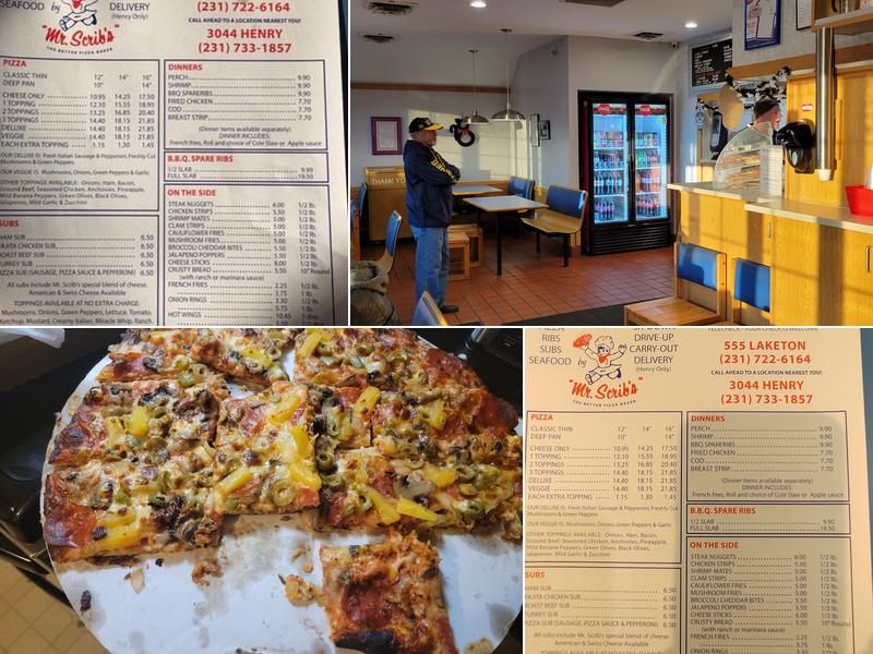 Mr. Scrib's Pizza Menu