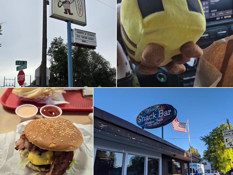 Shoshone Snack Bar Menu
