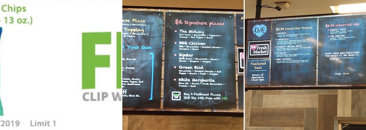 D & W Deli Cafe Menu