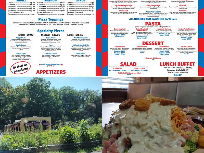 Pizza Plus Menu