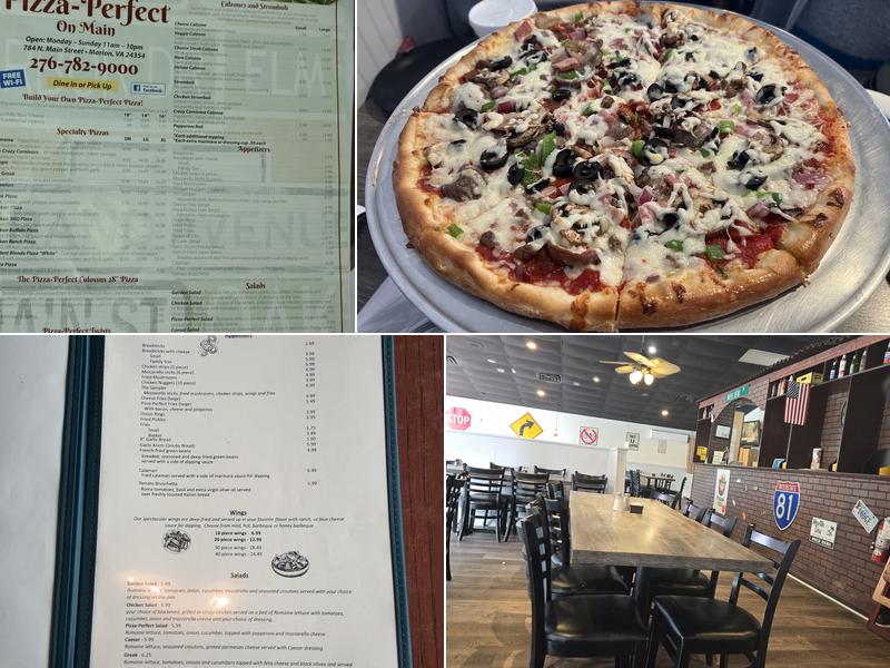 Pizza Perfect On Main Menu