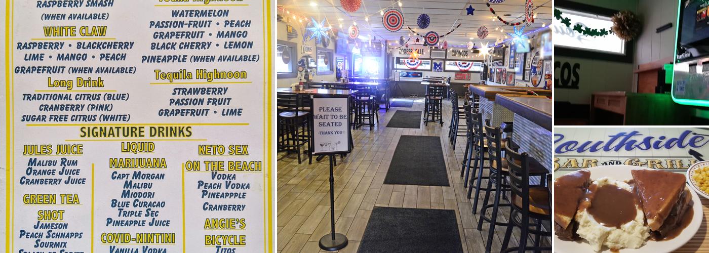 Southside Bar & Grill Menu