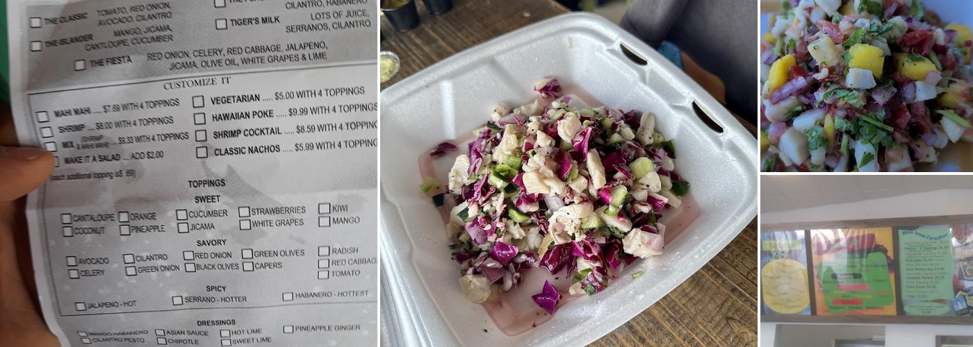 Ceviche Ceviche Menu