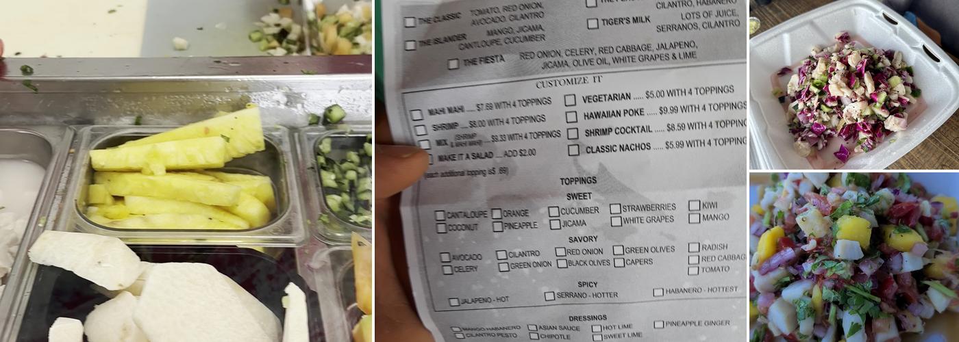 Ceviche Ceviche Menu