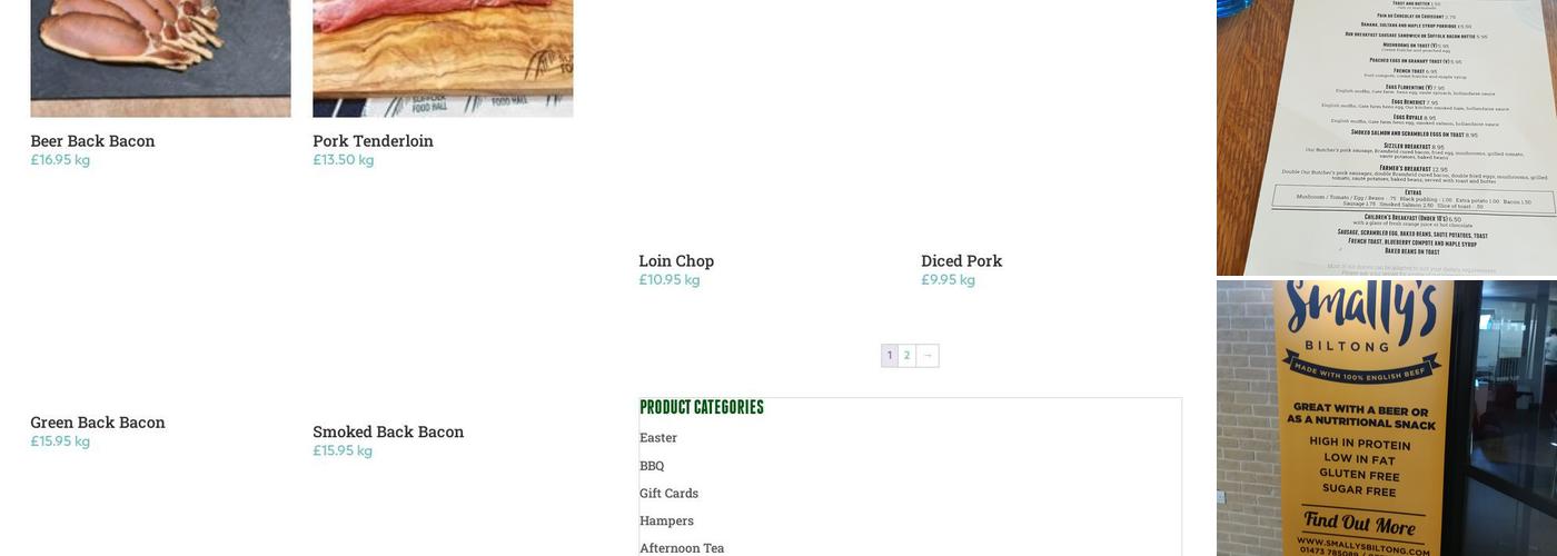 Cook House restaurant Menu