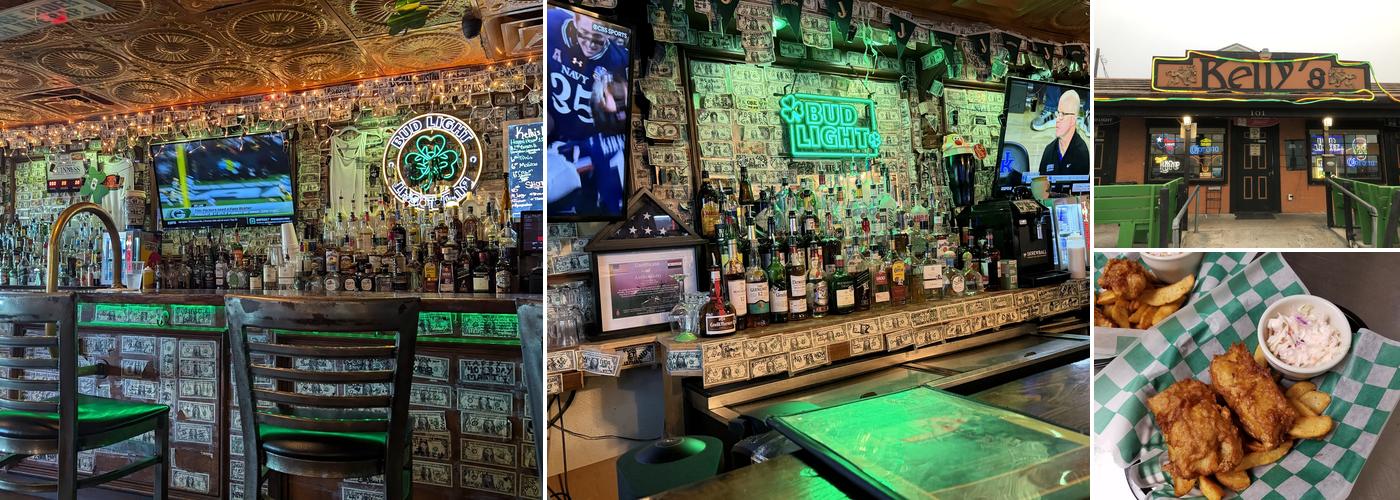 Kellys Irish Pub Menu
