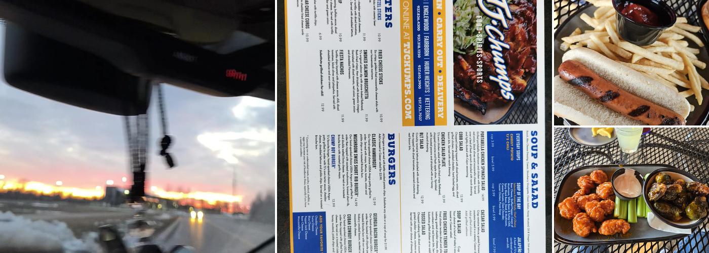 TJ Chumps Menu