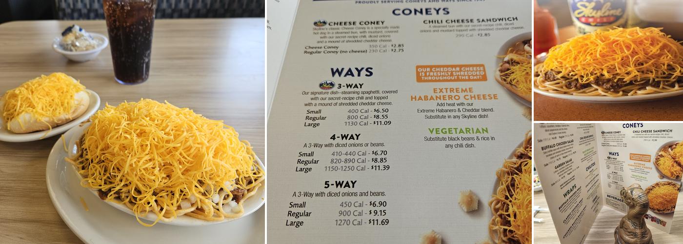 Skyline Chili Menu
