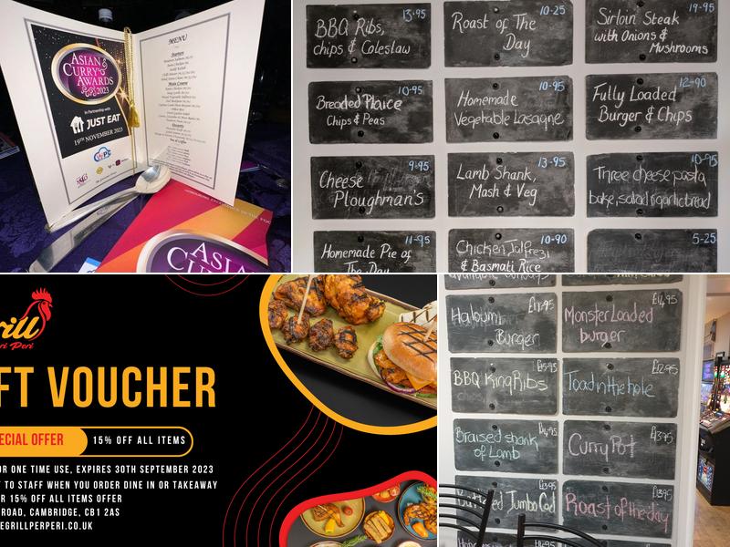 Chequers Great Blakenham Menu