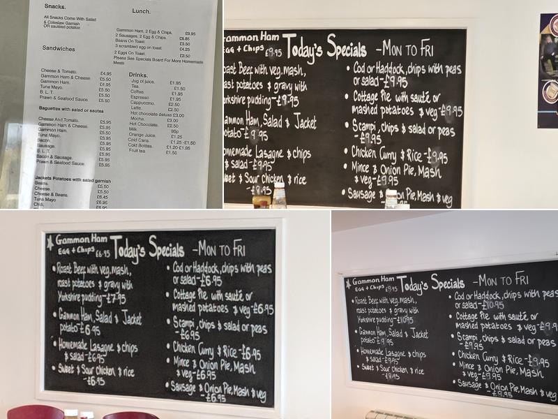 The Waterfront Diner Menu