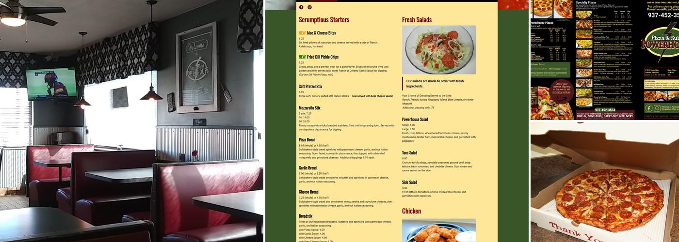 Powerhouse Pizza & Subs Menu