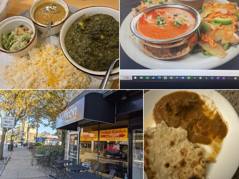 Saffron Indian Kitchen Menu