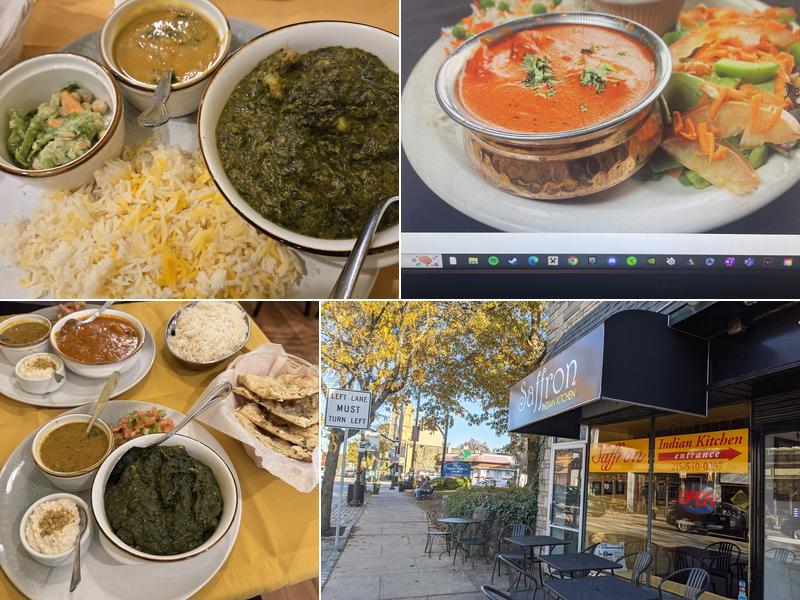 Saffron Indian Kitchen Menu
