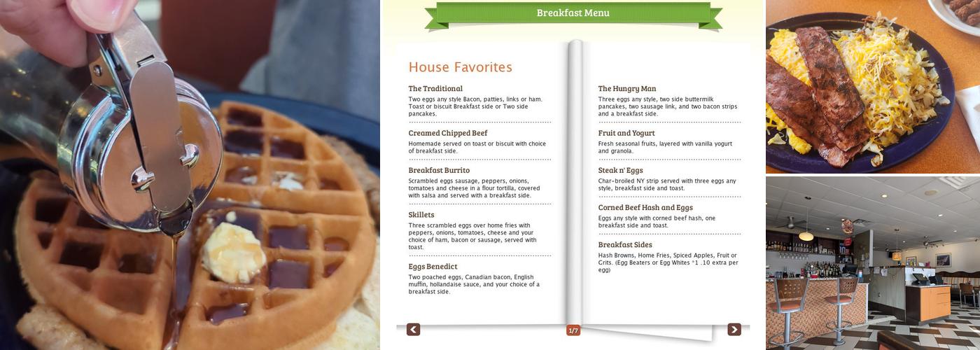 Sunrise Cafe Menu