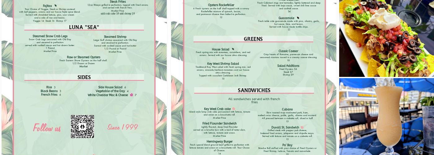Lunasea Menu